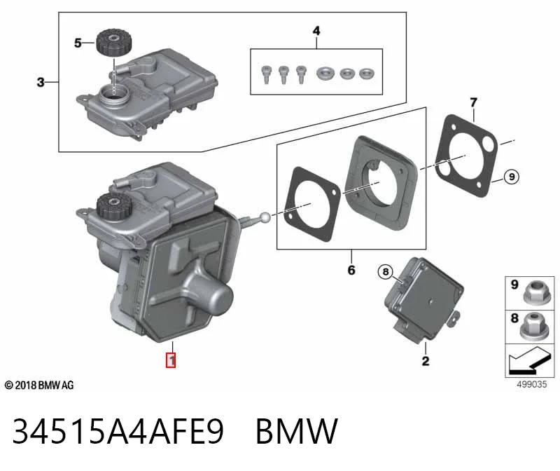 Усилитель тормозов 34515A29149 BMW