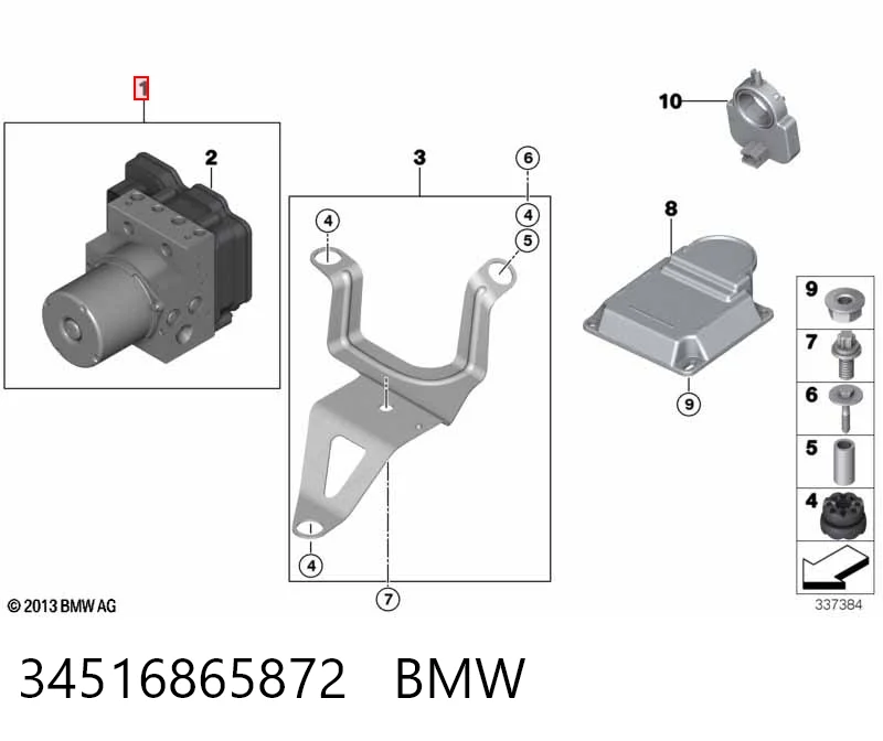 Купить Блок АБС Бмв Х5  F15, F85