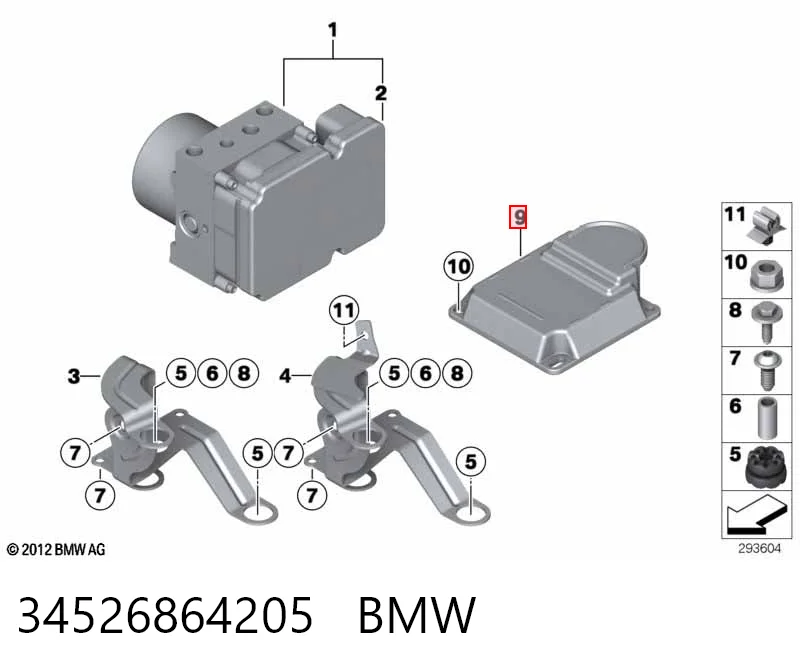 Блок управления airbag BMW 6865299 цена, от 12.67 USD