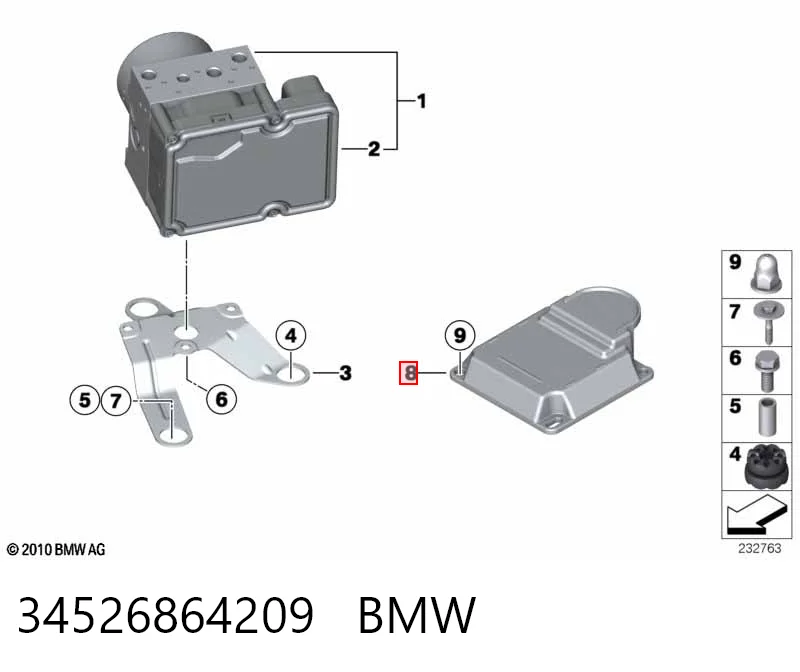 Купить 6865299 BMW Модуль-процессор управления подушкой безопасности