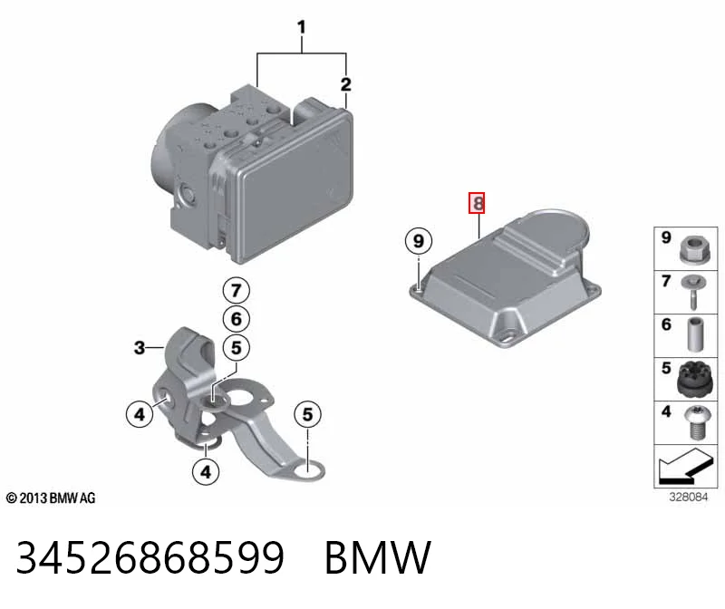 Блок управления airbag BMW 6865299 цена, от 12.67 USD