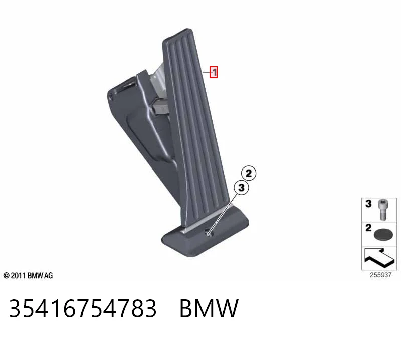 Педаль газа (акселератора) BMW X1 внедорожник (E84) (2009 - 2015) цена, от 12.67 USD