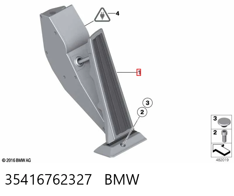  Педаль газа BMW X1 