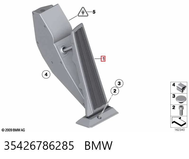 Педаль газа (акселератора) BMW 35406762482 цена, от 9.71 USD