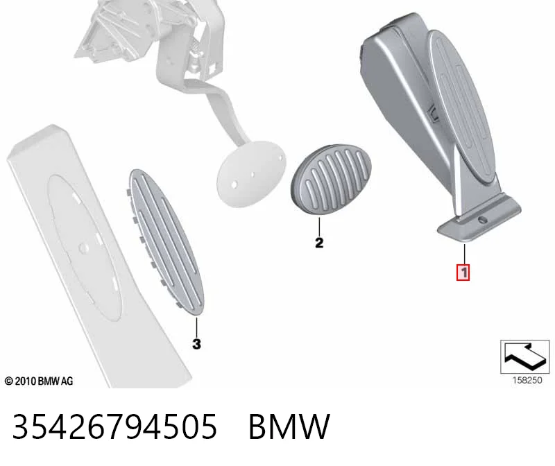 Педали газа на Mini Cooper  F56
