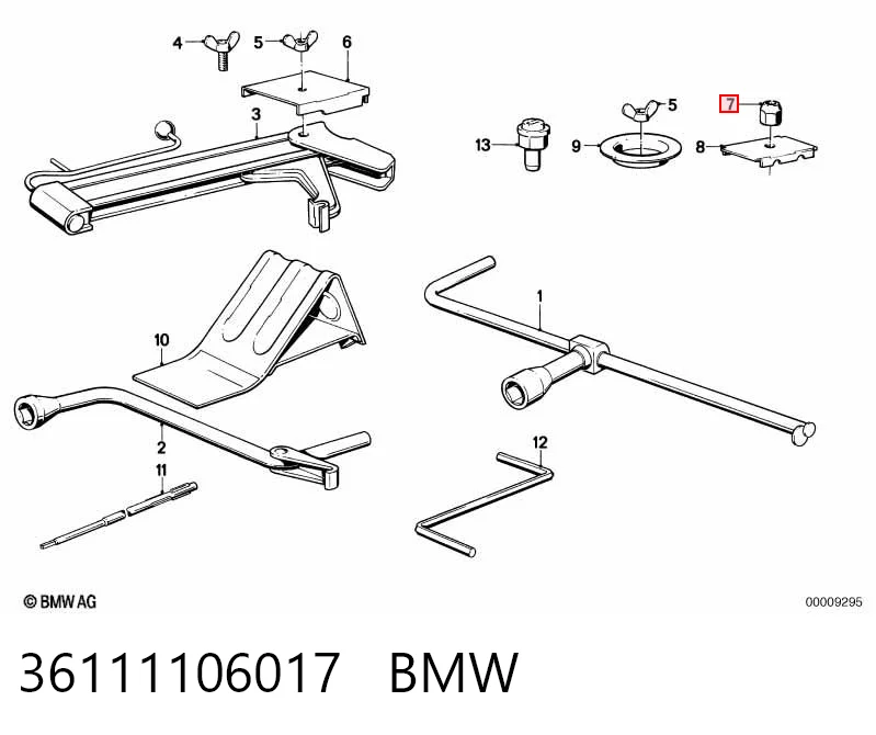 Гайка колесная BMW 3 E21