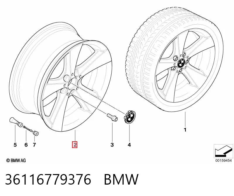 36116779376 BMW