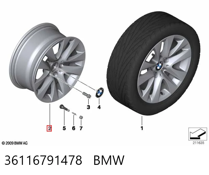 36116791478 BMW 