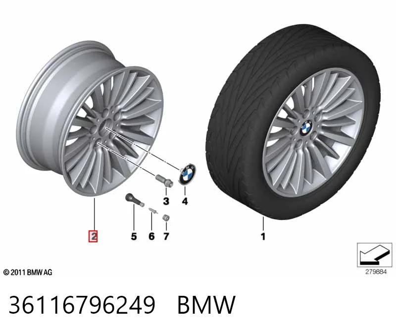 36116796249 BMW Оригинальные диски