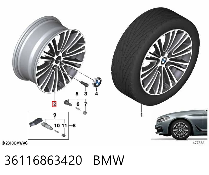 36116863420 BMW Оригинальные диски