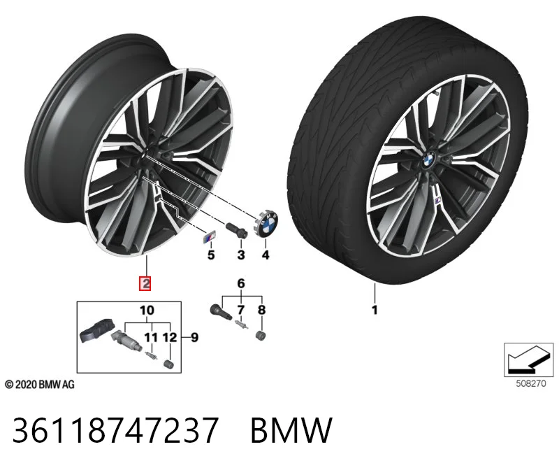 36118747237 BMW Оригинальные диски