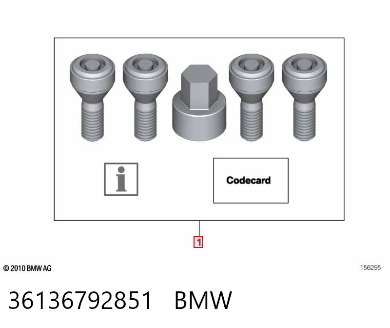 36136792851 BMW Болты колесные