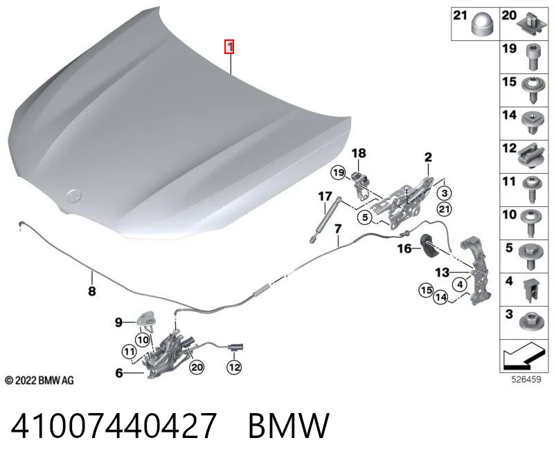 Капот Mercedes 41007440427 цена, от 418.07 USD