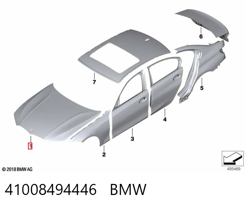Капот Rhino BM3G01030 цена, от 450.09 USD
