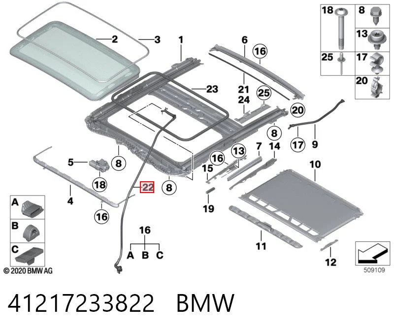 41217233822 BMW 