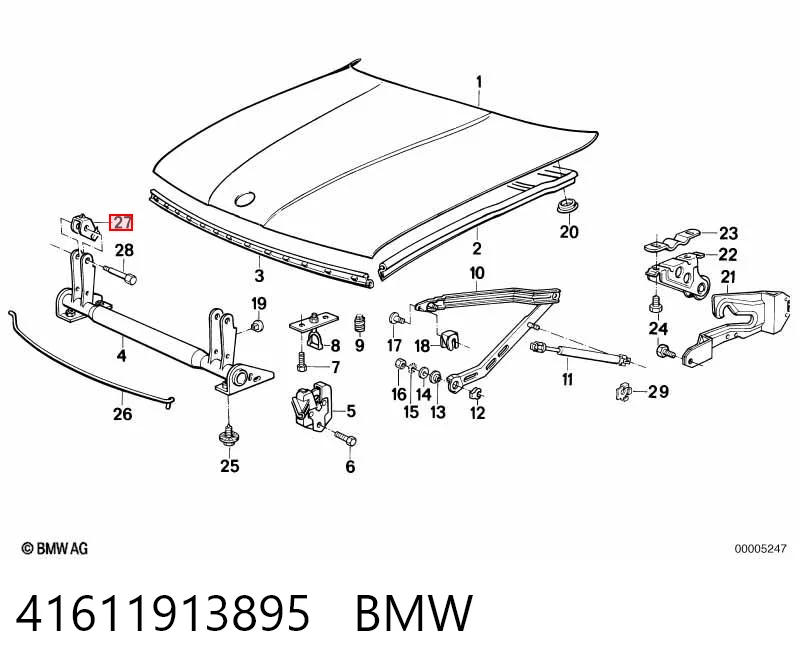 41611913895 BMW
