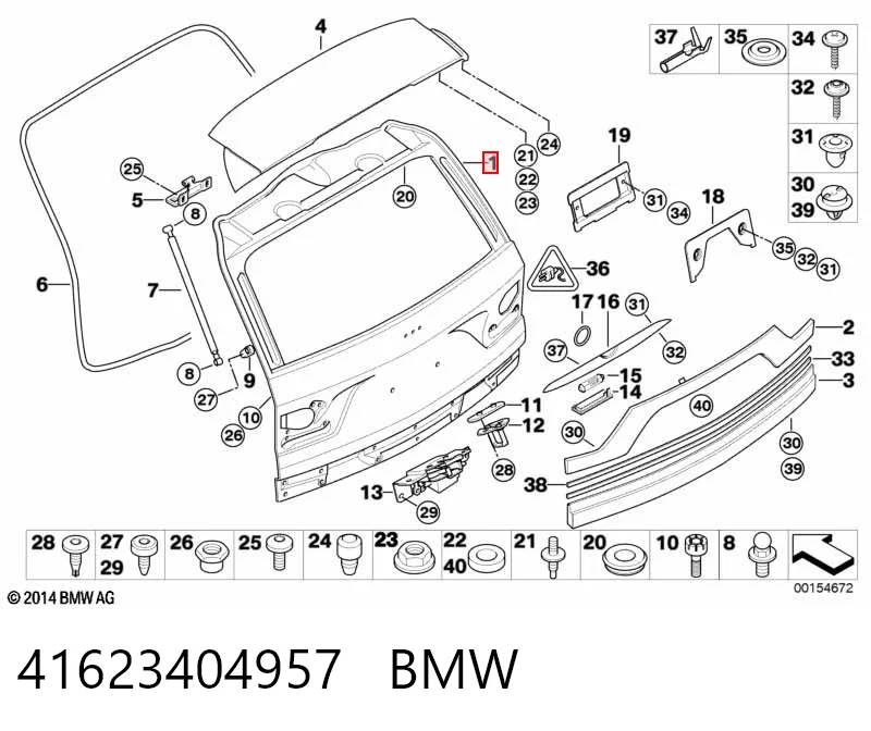 Пятая дверь BMW X3 внедорожник (E83) (2004 - 2010) цена, от 126.70 USD