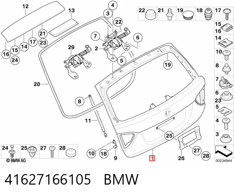 Задняя дверь на BMW 3  E91