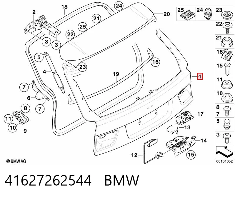 Пятая дверь BMW X5 внедорожник (E70) (2007 - 2013) цена, от 126.70 USD