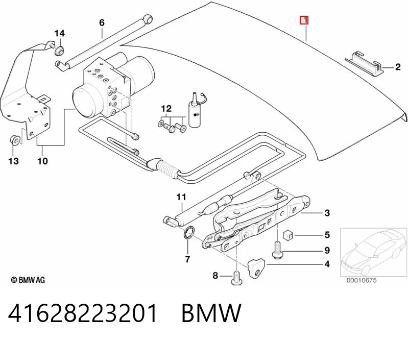 Крышка багажника BMW 7 седан (E38) (1994 - 2001) цена, от 41.81 USD
