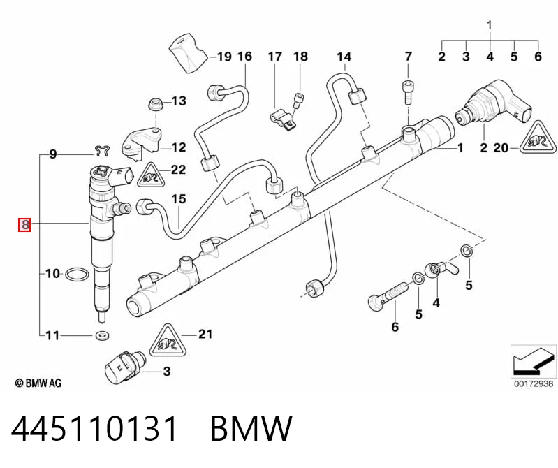 Форсунка инжектора BMW 3 купе (E46) (1999 - 2006) цена, от 84.84 USD