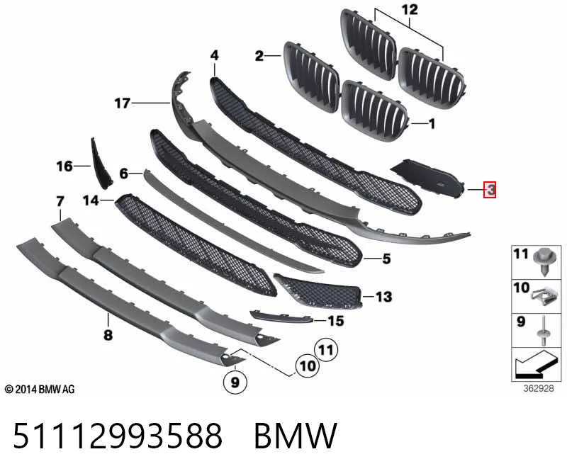 51112993588 BMW 