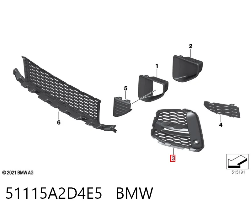 51115A2D4E5 BMW 