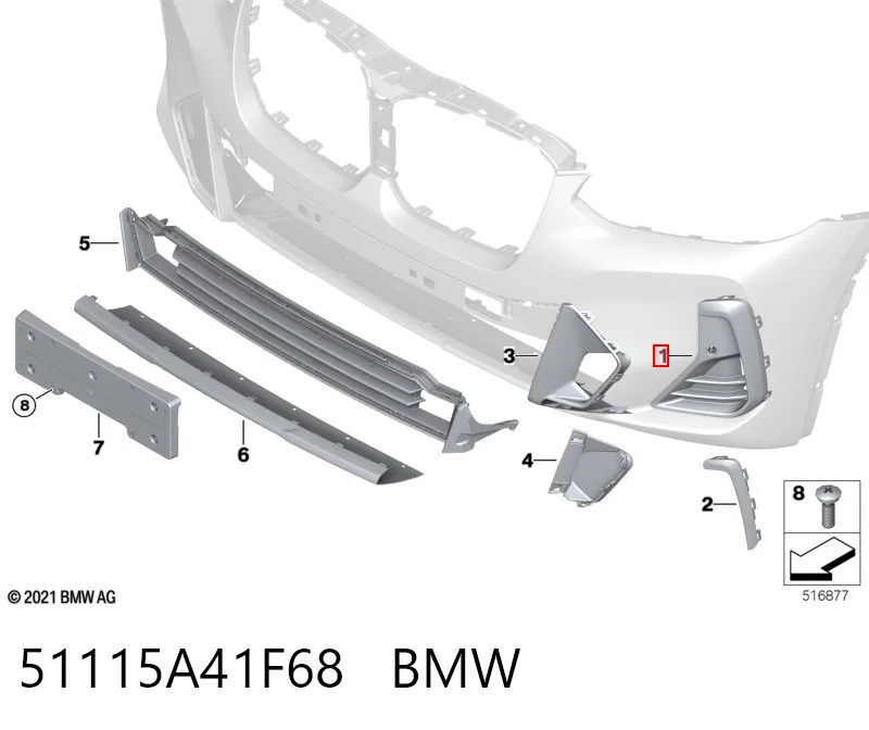 51115A41F68 BMW 