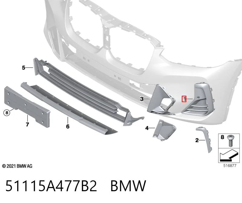 51115A477B2 BMW 