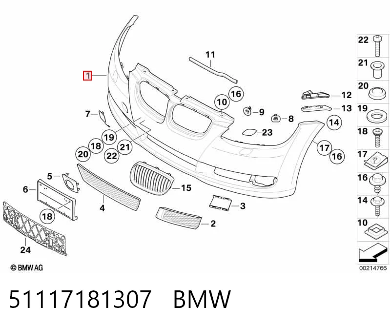 2041071 Polcar Бампер передний в сборе