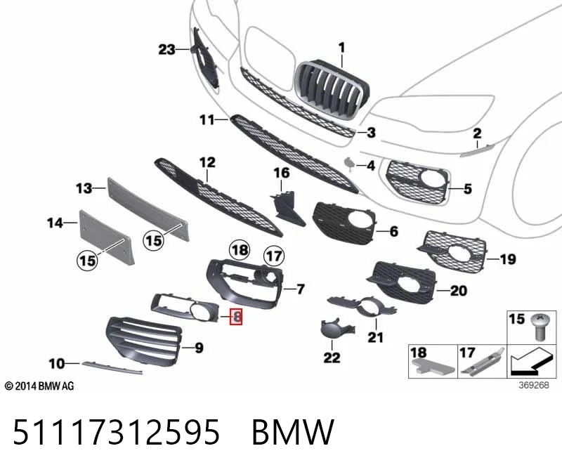 51117312595 BMW 