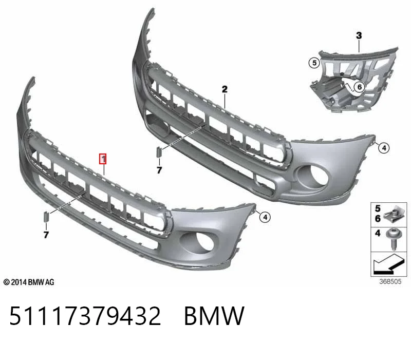 51B107 Polcar Бампер передний в сборе