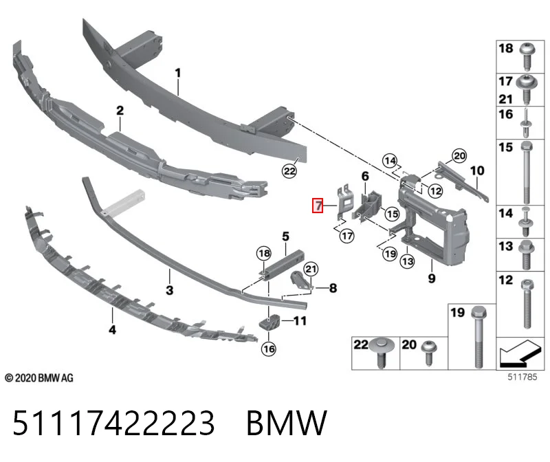 51117422223 BMW 