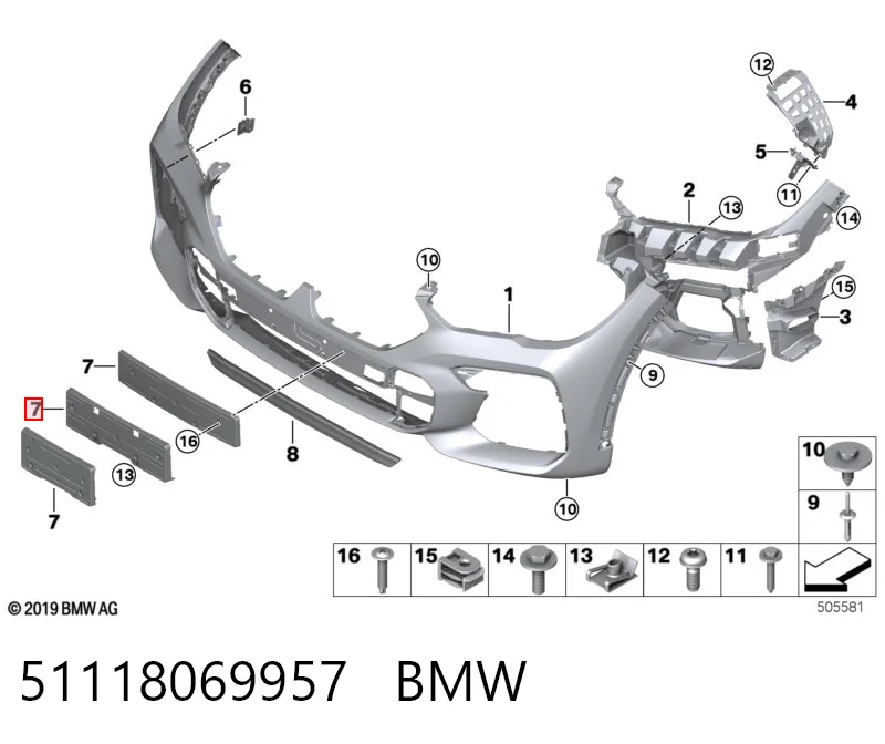 51118069957 BMW 