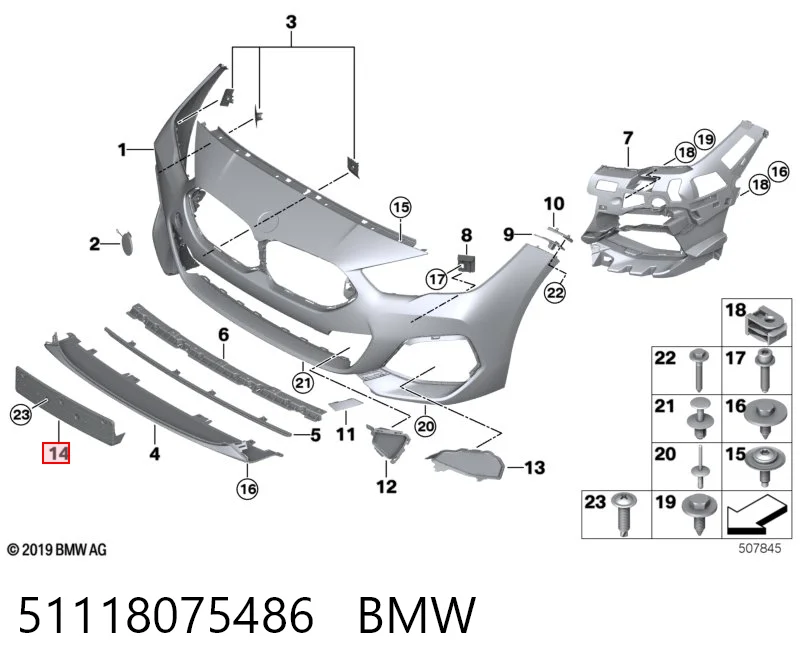 51118075486 BMW 