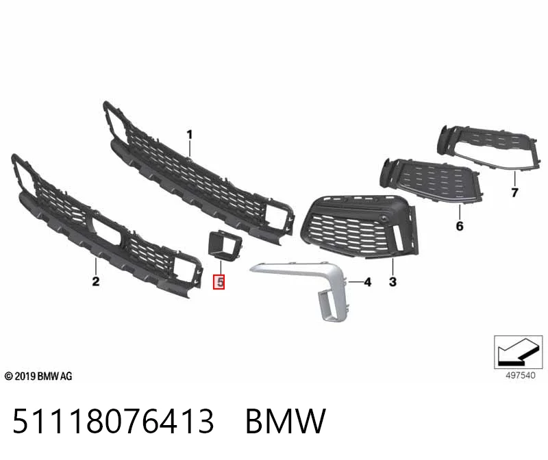 51118076413 BMW 