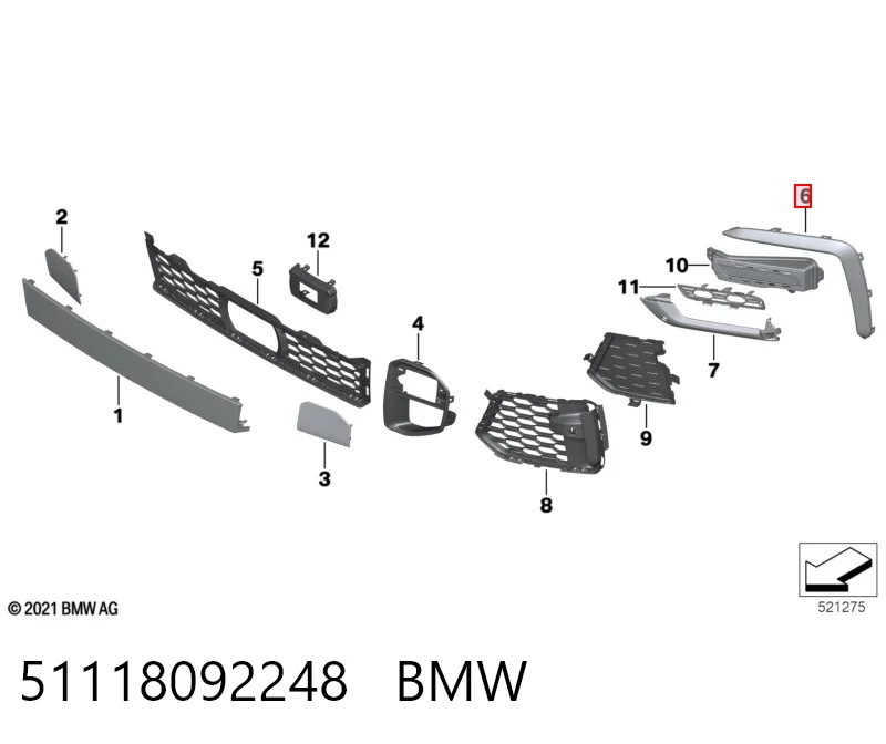 51118092248 BMW 