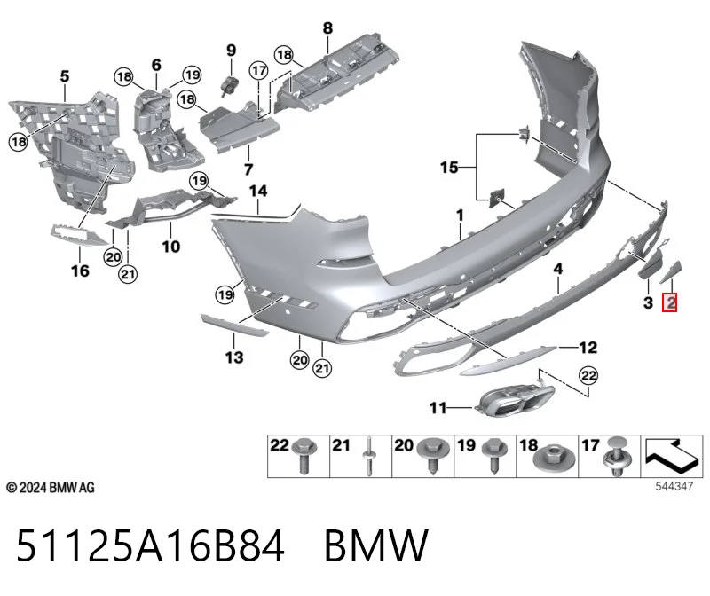51125A16B84 BMW 