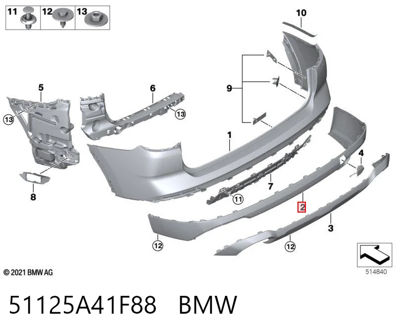 51125A41F88 BMW 