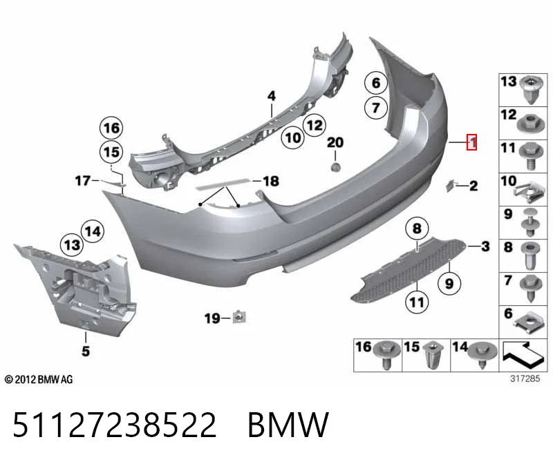 Бампер задний Polcar 201996 цена, от 85.66 USD