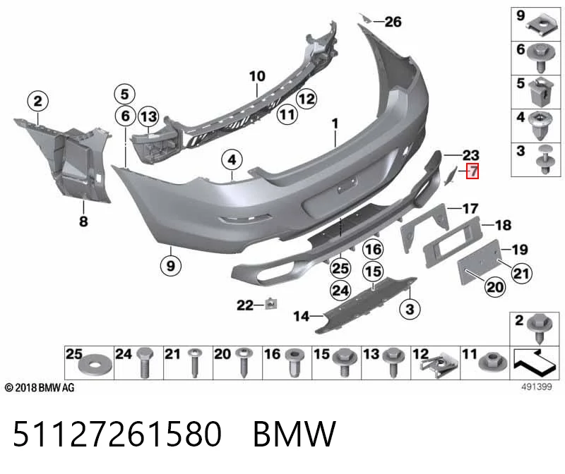 51127261580 BMW 