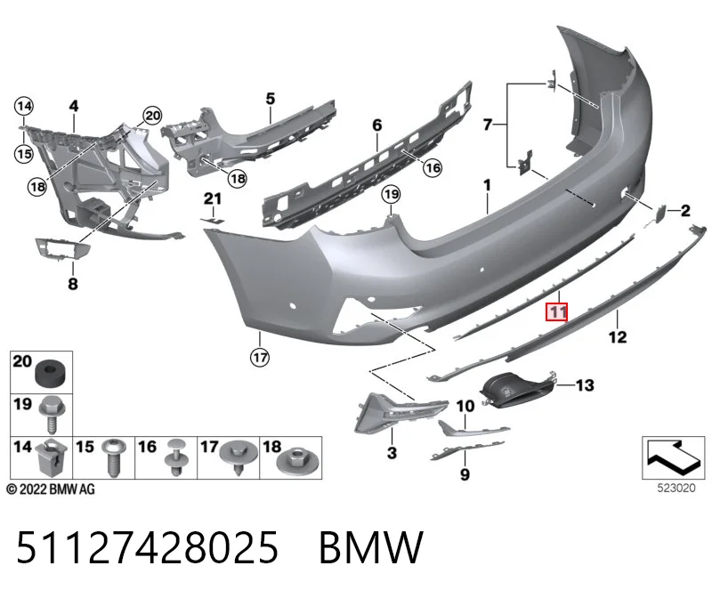 51127428025 BMW 