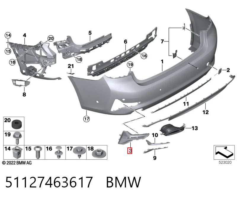 51127463617 BMW 