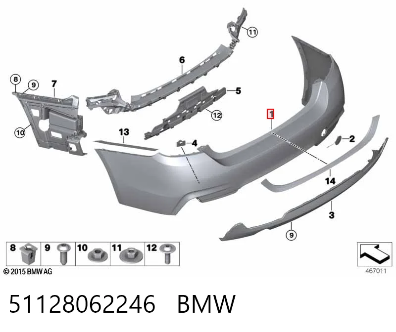 Бампер задний Signeda PBM04148BB цена, от 124.24 USD