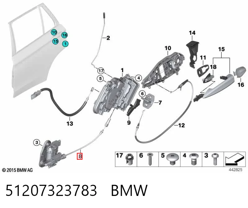 51207323783 BMW Кран пневмоуправления дверьми водителя и кондуктора