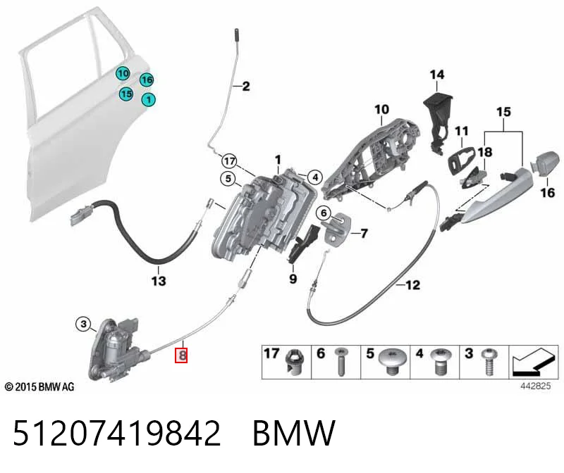 51207419842 BMW Кран пневмоуправления дверьми водителя и кондуктора