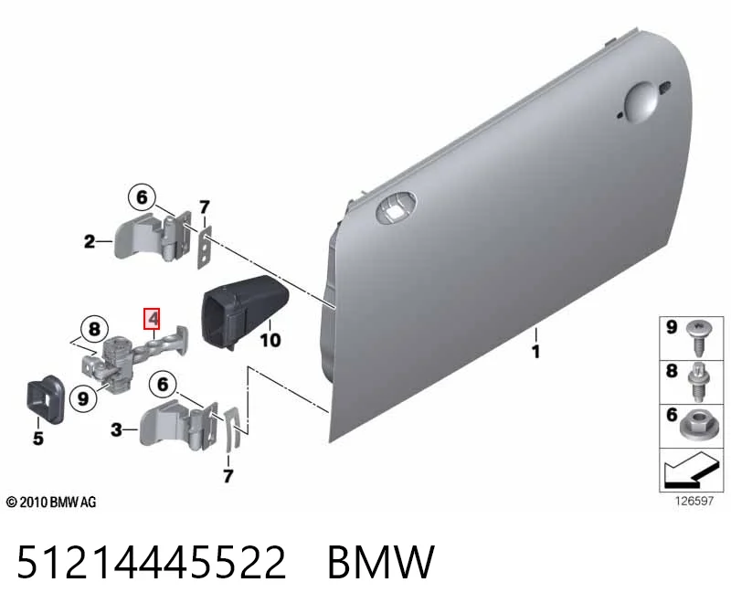 51214445522 BMW Ограничитель открывания двери