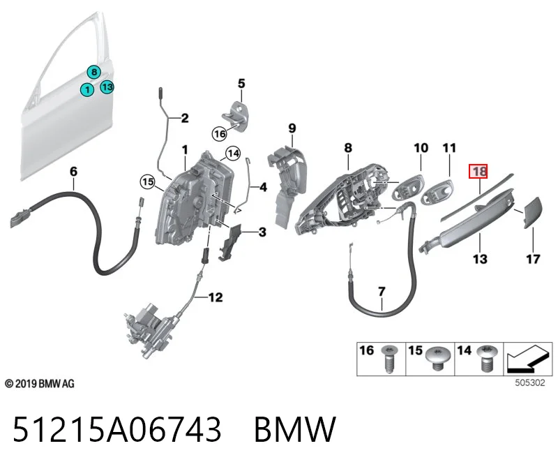 51215A06743 BMW 