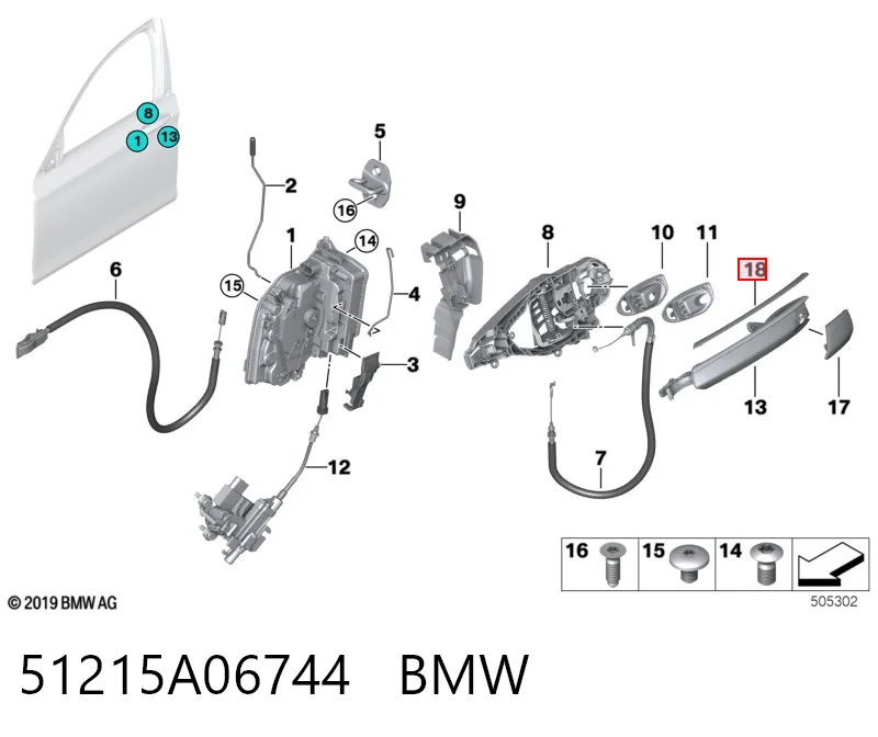 51215A06744 BMW 