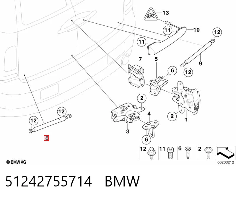 Газовый упор багажника Magneti Marelli 430719070300